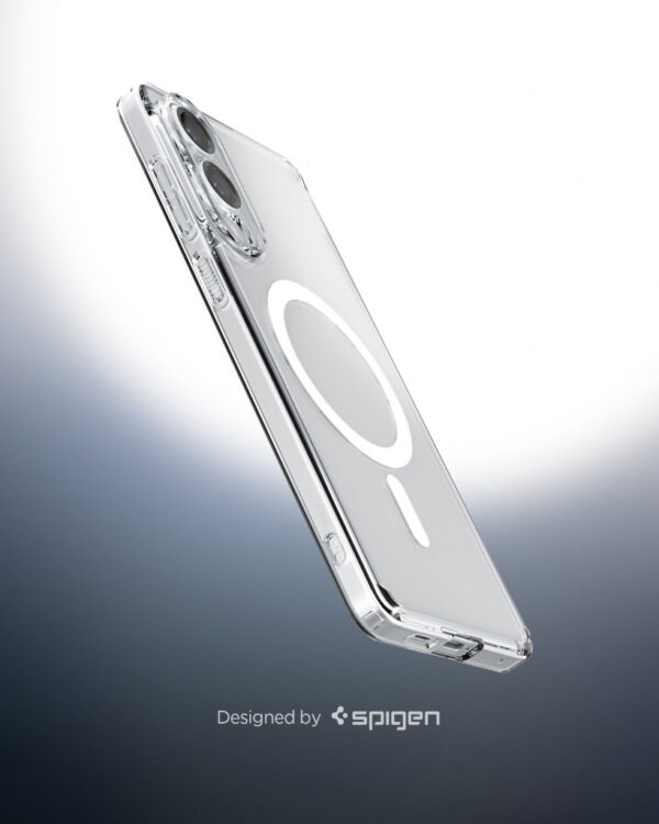 Spigen Ultra Hybrid (MagFit) mobiele telefoon behuizingen 17 cm (6.7") Hoes Transparant, Wit - Afbeelding 8