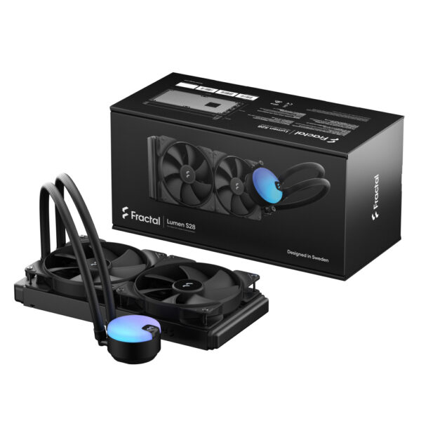Fractal Design Lumen S28 v2 Processor Alles-in-één vloeistofkoeler 14 cm Zwart 1 stuk(s) - Afbeelding 7