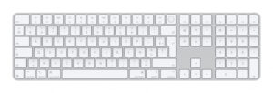 Apple Magic toetsenbord Universeel USB + Bluetooth AZERTY Frans Wit