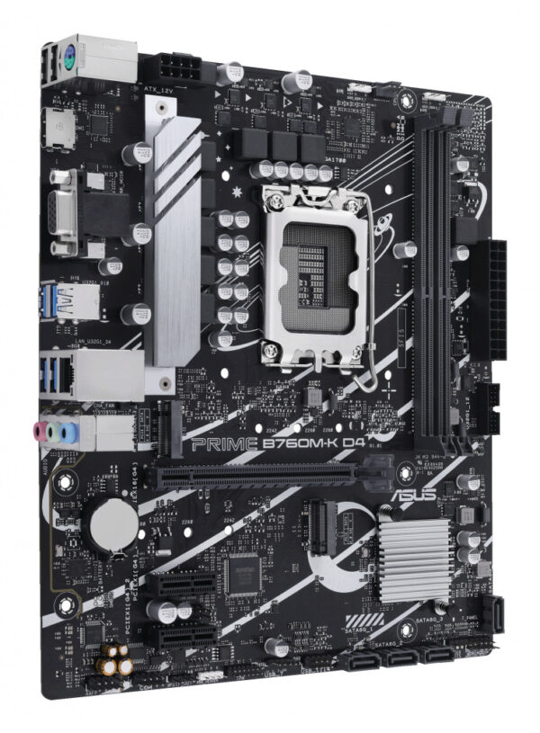ASUS PRIME B760M-K D4 Intel B760 LGA 1700 micro ATX - Afbeelding 3