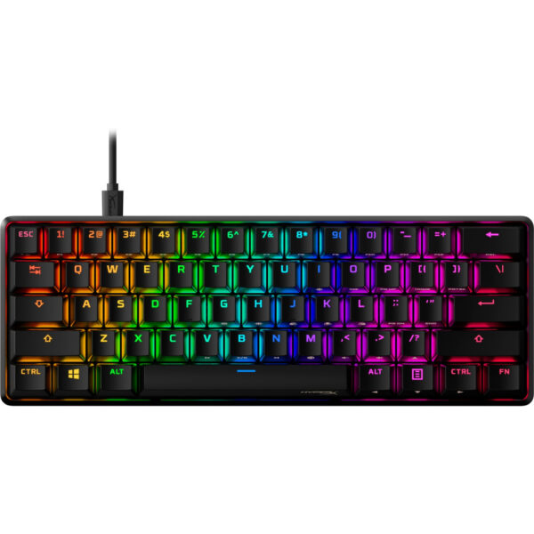 HyperX Alloy Origins 60 - mechanisch gamingtoetsenbord - HX Red (US-indeling) - Afbeelding 9