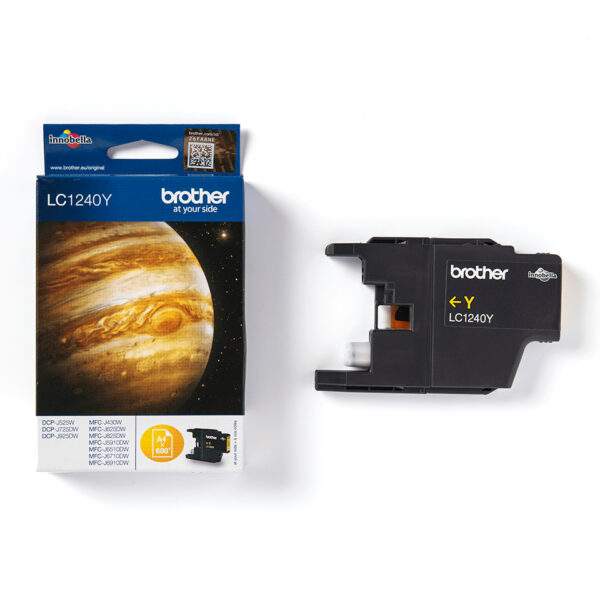 Brother LC-1240Y inktcartridge 1 stuk(s) Origineel Geel - Afbeelding 3