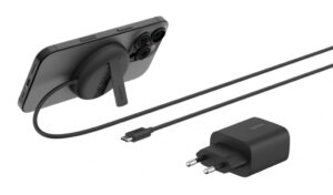 Belkin WIA011KQBK oplader voor mobiele apparatuur Headset, Smartphone Zwart USB Draadloos opladen Snel opladen Binnen