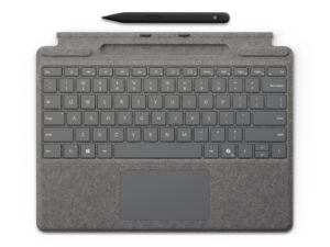 Microsoft Surface Pro Keyboard + Slim Pen QWERTY Microsoft Cover port Platina