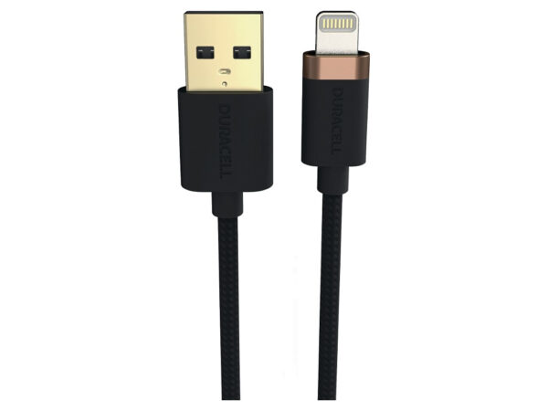 Duracell USB7012A Lightning-kabel Zwart - Afbeelding 2