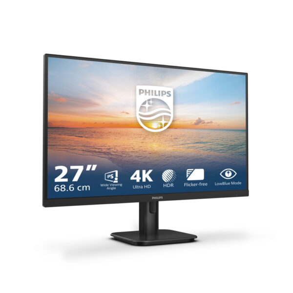 Philips 27E1N1800A/00 computer monitor 68,6 cm (27") 3840 x 2160 Pixels 4K Ultra HD LED Zwart - Afbeelding 7