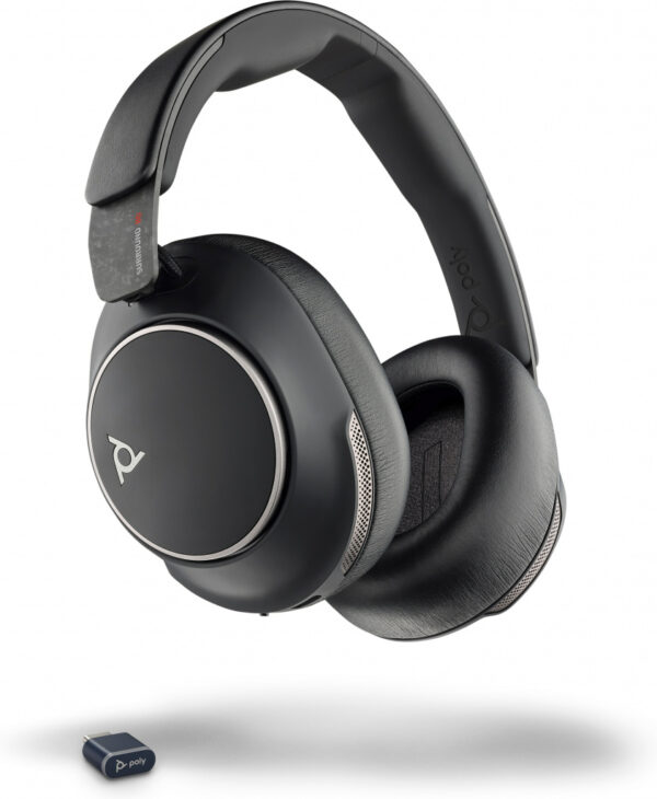 HP Poly Voyager Surround 80 UC USB-C Headset + USB-C/A-adapter - Afbeelding 5