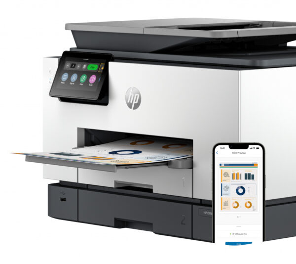 HP OfficeJet Pro 9130b Draadloos All-in-One Kleur Printer, Dubbelzijdig printen; Kopieerapparaat, Scanner - Afbeelding 12