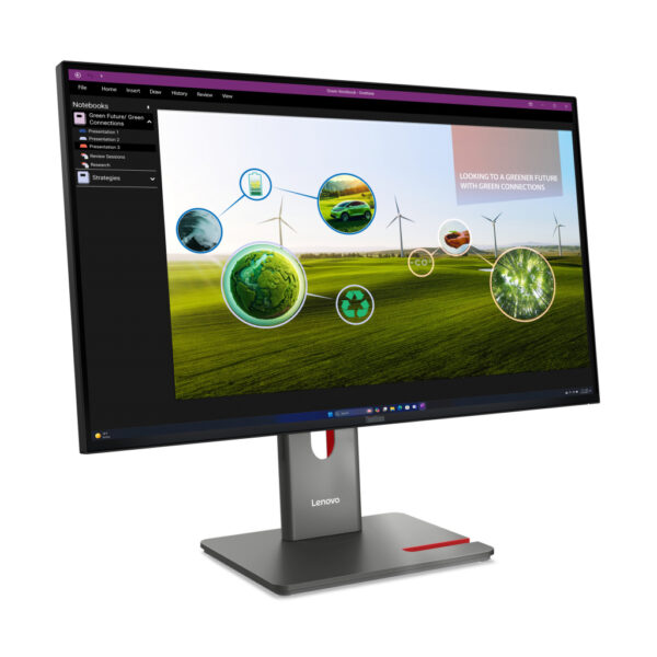 Lenovo ThinkVision P27Q-40 LED display 68,6 cm (27") 2560 x 1440 Pixels Quad HD Zwart - Afbeelding 3