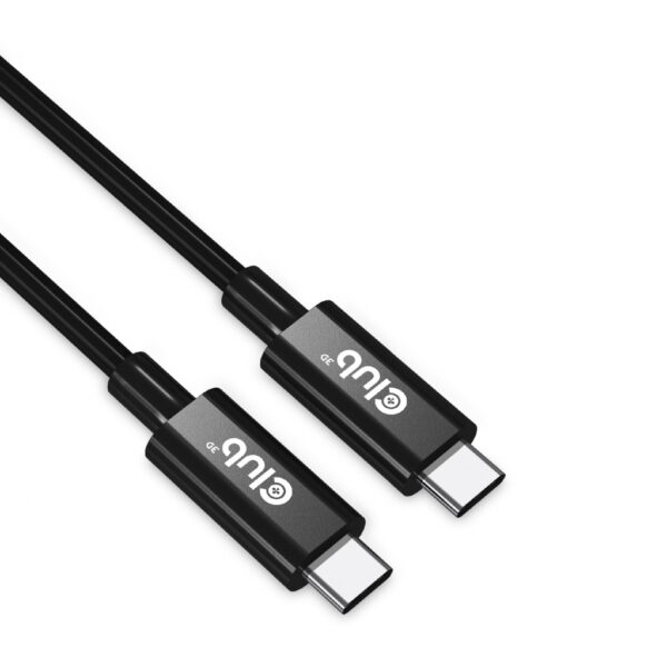 CLUB3D USB4 Gen3x2 Type-C Bi-Directional Cable 8K60Hz or 4K120Hz, Data 40Gbps, PD 240W(48V/5A) EPR M/M 3m / 9.84ft - Afbeelding 8