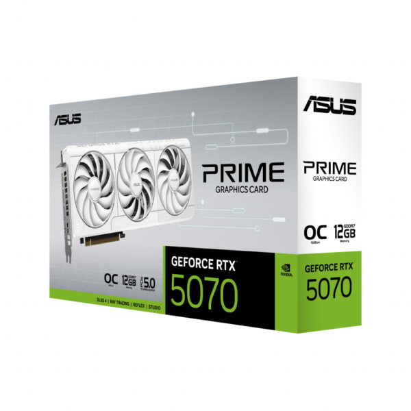 ASUS Prime -RTX5070-O12G-WHITE NVIDIA GeForce RTX 5070 12 GB GDDR7 - Afbeelding 9