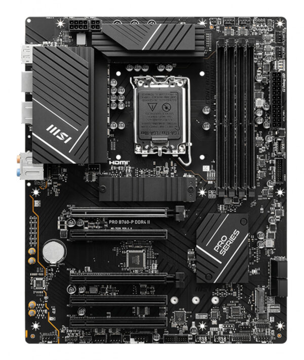 MSI PRO B760-P DDR4 II moederbord Intel B760 LGA 1700 ATX - Afbeelding 2