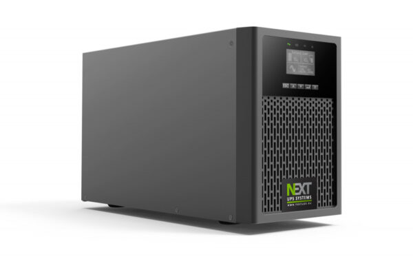 NEXT UPS Systems LYRA E-CONNECT Tower UPS Dubbele conversie (online) 1,5 kVA 1500 W 4 AC-uitgang(en)
