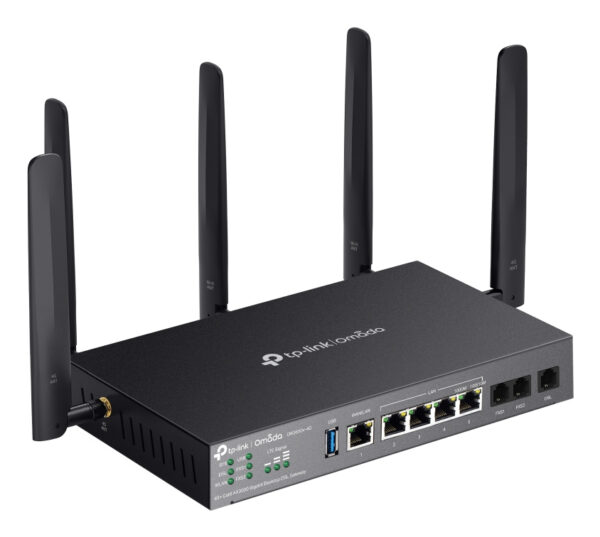 TP-Link Omada DR3650V-4G draadloze router Gigabit Ethernet Dual-band (2.4 GHz / 5 GHz) Zwart - Afbeelding 4
