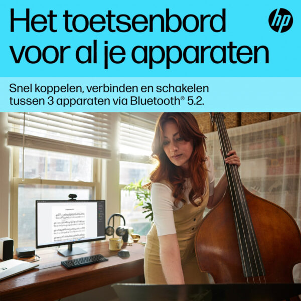 HP 355 compact Bluetooth-toetsenbord voor meerdere apparaten - Afbeelding 16