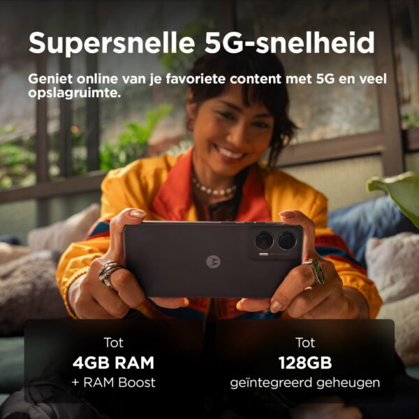 Motorola moto g35 5G 17,1 cm (6.72") Dual SIM Android 14 USB Type-C 4 GB 128 GB 5000 mAh Zwart - Afbeelding 8