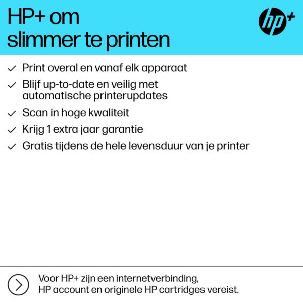 HP OfficeJet Pro 9120e Draadloos All-in-One Kleur Printer, Instant Ink; Dubbelzijdig printen - Afbeelding 4