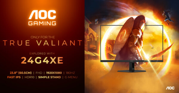AOC 24G4XE computer monitor 60,5 cm (23.8") 1920 x 1080 Pixels Full HD LCD Zwart, Grijs - Afbeelding 13