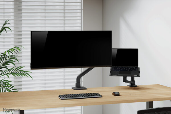 Neomounts DS20-425BL1 Laptophouder monitorarm 11.6-17.3" - ruimtebesparend - Afbeelding 19