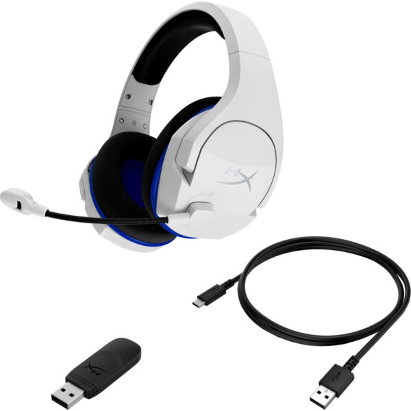 HyperX Cloud Stinger Core - draadloze gamingheadset (wit-blauw) - PS5-PS4 - Afbeelding 17