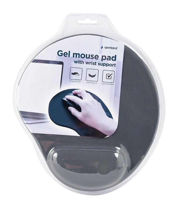 Gembird MP-GEL-GR muismat Grijs - Afbeelding 2
