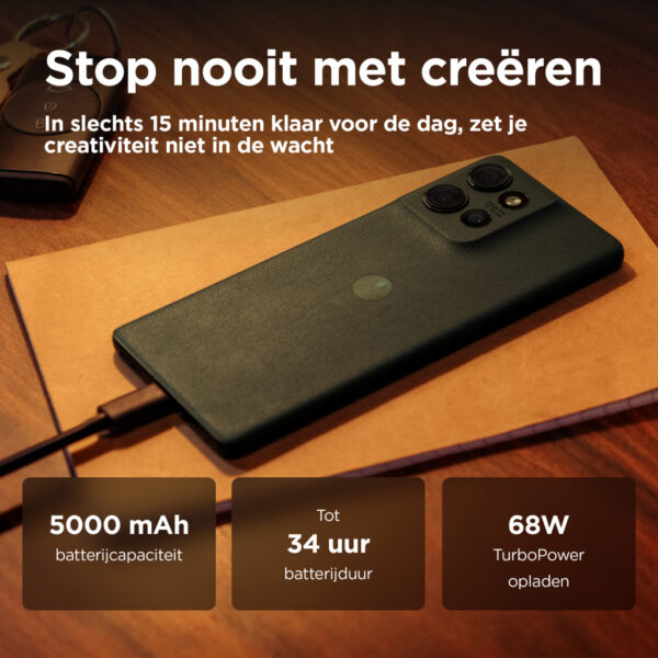 Motorola edge 50 16,9 cm (6.67") Dual SIM Android 14 5G USB Type-C 12 GB 512 GB 5000 mAh Groen - Afbeelding 7