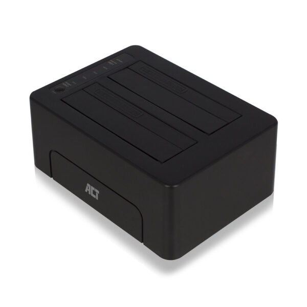 ACT 2,5" en 3,5" SATA dual HDD/SSD dockingstation, USB 3.2 Gen1 - Afbeelding 5