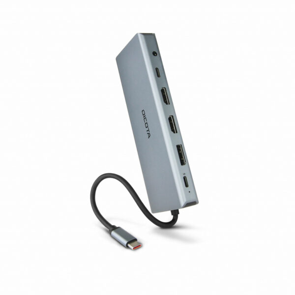 DICOTA D32065 interface hub USB 3.2 Gen 1 (3.1 Gen 1) Type-C Zilver - Afbeelding 3