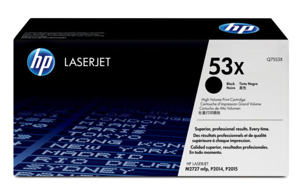 HP 53X originele high-capacity zwarte LaserJet tonercartridge