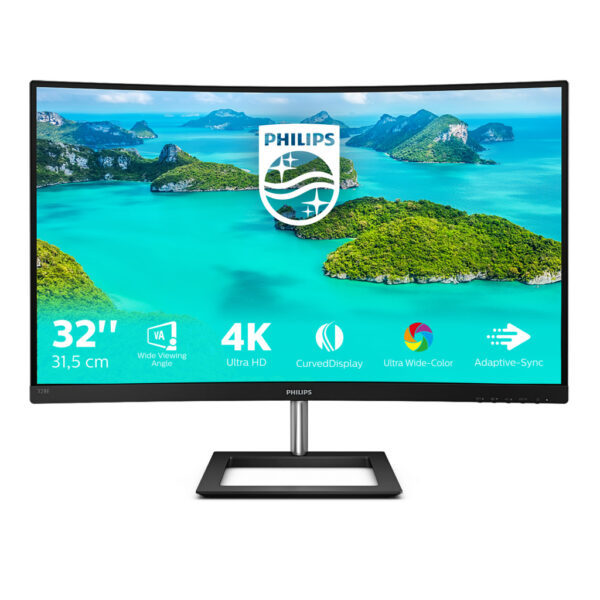 Philips E Line 328E1CA/00 LED display 80 cm (31.5") 3840 x 2160 Pixels 4K Ultra HD LCD Zwart - Afbeelding 6
