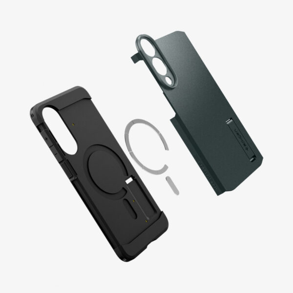 Spigen Tough Armor AI (MagFit) mobiele telefoon behuizingen 17 cm (6.7") Hoes Groen - Afbeelding 5