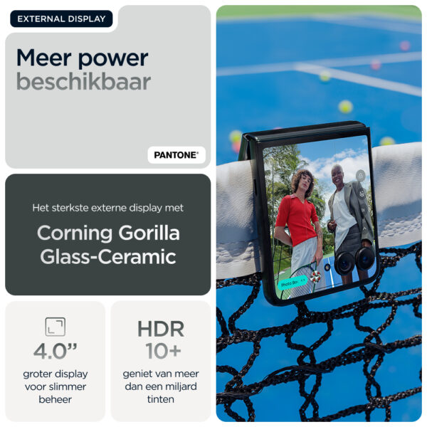 Motorola razr 60 ultra 17,7 cm (6.96") Dual SIM Android 15 5G USB Type-C 16 GB 512 GB 4700 mAh Groen - Afbeelding 3