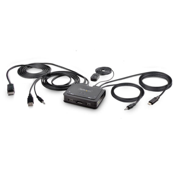 StarTech.com C2-D46-UAC-CBL-KVM KVM-switch Zwart