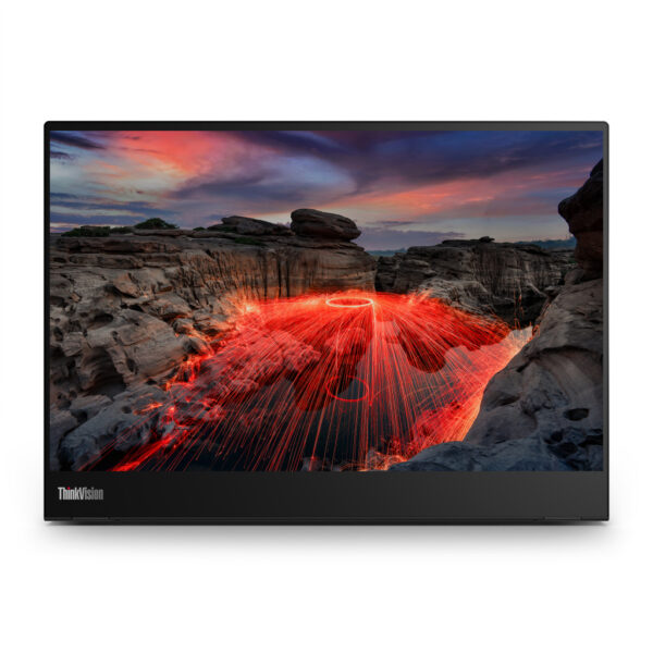 Lenovo ThinkVision M14t LED display 35,6 cm (14") 2240 x 1400 Pixels 2.2K Touchscreen Zwart