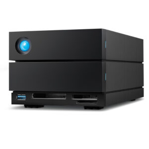 LaCie 2big Dock disk array 48 TB Desktop Zwart