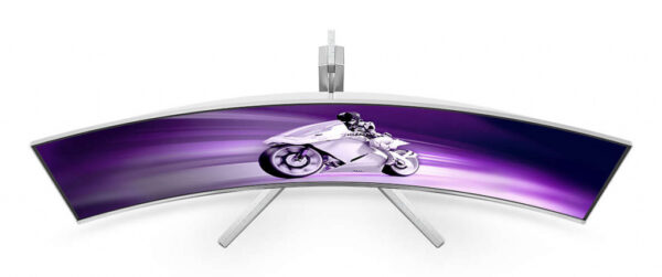 Philips Evnia 8000 49M2C8900L/00 computer monitor 124,2 cm (48.9") 5120 x 1440 Pixels Dual QHD QD-OLED Wit - Afbeelding 2