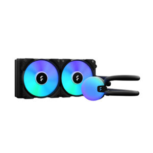 Fractal Design Lumen S24 v2 RGB Processor Alles-in-één vloeistofkoeler 12 cm Zwart 1 stuk(s)