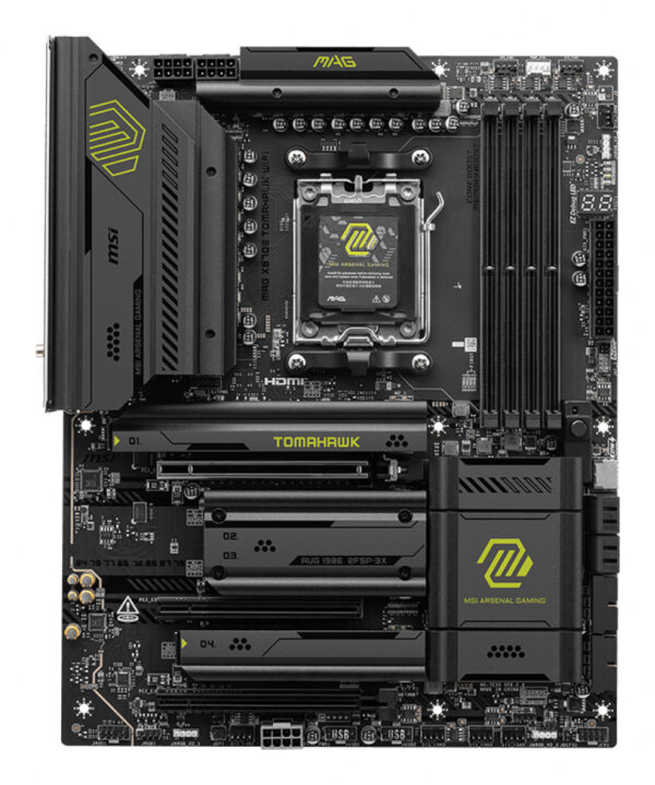 MSI MAG X870E TOMAHAWK WIFI moederbord AMD X870E Socket AM5 ATX - Afbeelding 2