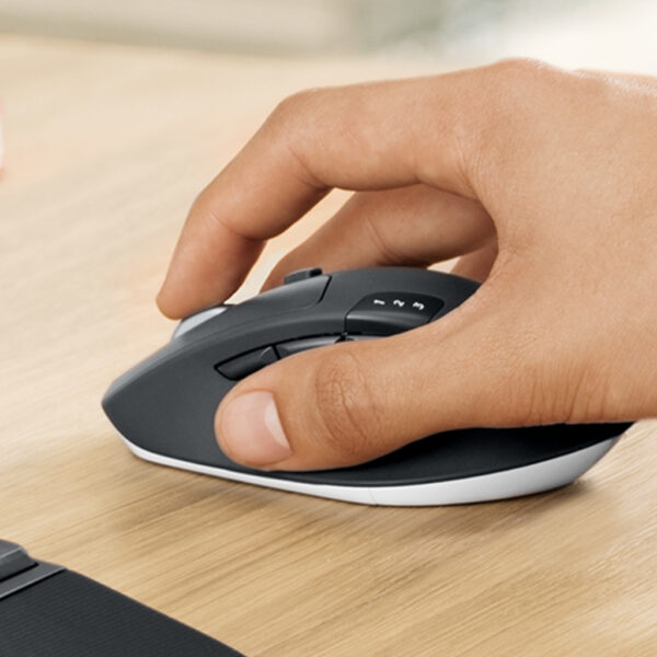Logitech 920-008221 toetsenbord Inclusief muis Universeel RF-draadloos + Bluetooth QWERTZ Duits Zwart - Afbeelding 10