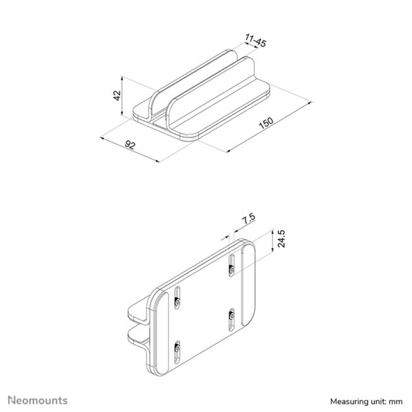 Neomounts NSLS300 Laptophouder 11-17" - universeel - Afbeelding 9
