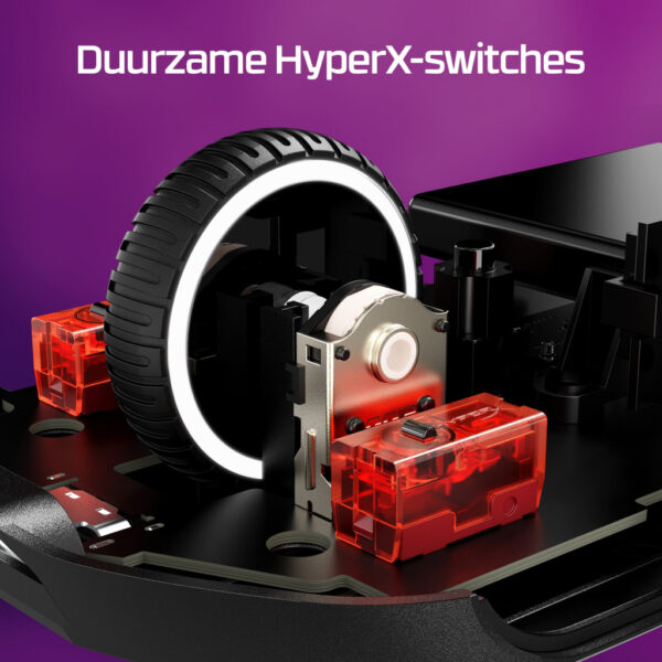 HyperX Pulsefire Haste 2 - draadloze gamingmuis (wit) - Afbeelding 5