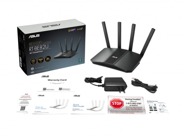 ASUS RT-BE82U BE6500 draadloze router 2.5 Gigabit Ethernet Dual-band (2.4 GHz / 5 GHz) Zwart - Afbeelding 12