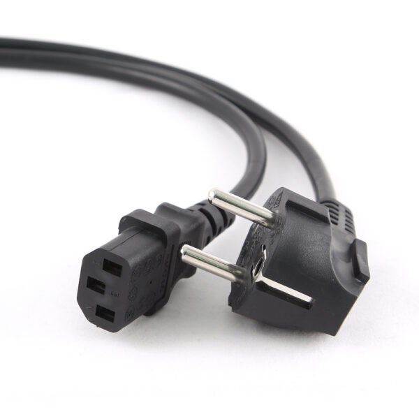Gembird PC-186-VDE-5M electriciteitssnoer Zwart - Afbeelding 2