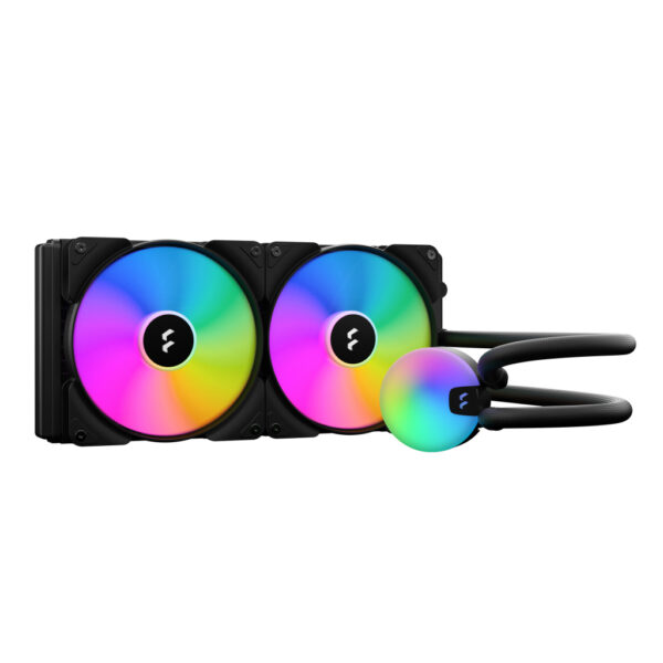 Fractal Design Lumen S28 v2 RGB Processor Alles-in-één vloeistofkoeler 14 cm Zwart 1 stuk(s) - Afbeelding 2