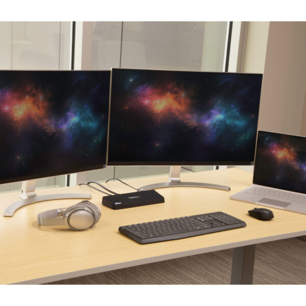 StarTech.com USB 3.0 Dock, Dual Monitor met HDMI & 4K DisplayPort, USB 3.0 naar 4x USB-A, Ethernet, HDMI en DP, Universeel USB T - Afbeelding 5