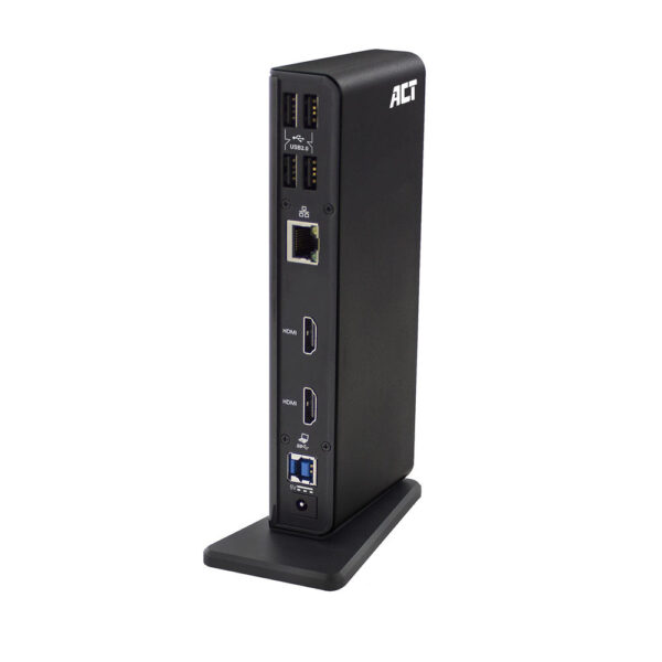 ACT USB-C of USB-A Docking Station, voor 2 HDMI monitoren, DisplayLink - Afbeelding 4