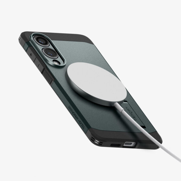 Spigen Tough Armor AI (MagFit) mobiele telefoon behuizingen 17 cm (6.7") Hoes Groen - Afbeelding 12