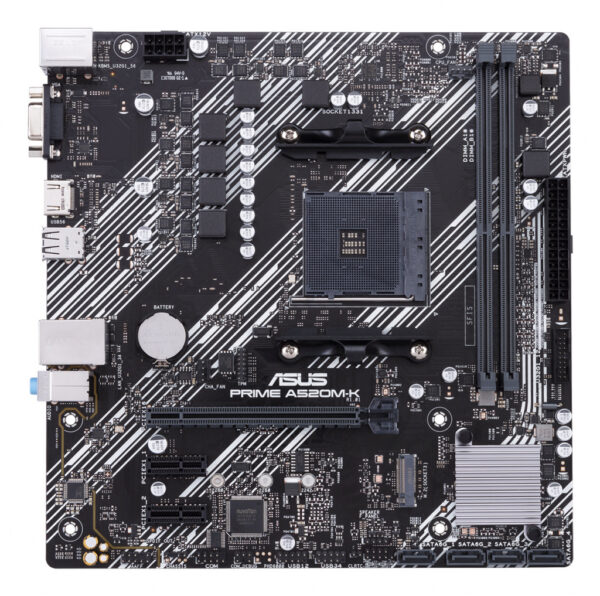 ASUS PRIME A520M-K AMD A520 Socket AM4 micro ATX - Afbeelding 2