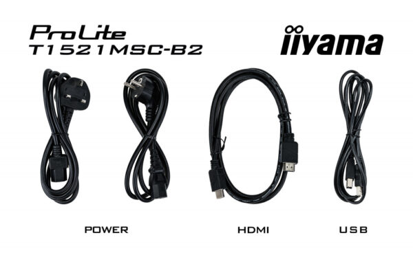 iiyama ProLite T1521MSC-B2 computer monitor 38,1 cm (15") 1024 x 768 Pixels XGA LED Touchscreen Tafelblad Zwart - Afbeelding 16