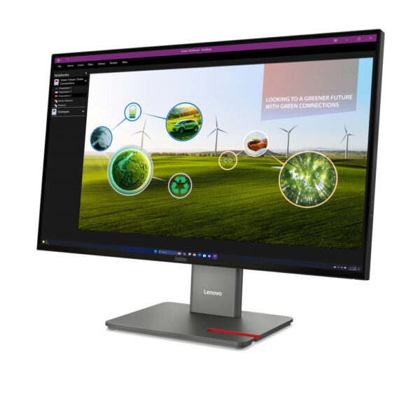 Lenovo ThinkVision P27Q-40 LED display 68,6 cm (27") 2560 x 1440 Pixels Quad HD Zwart - Afbeelding 2